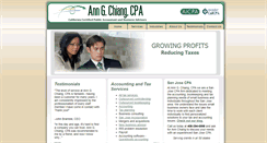 Desktop Screenshot of chiangcpa.com